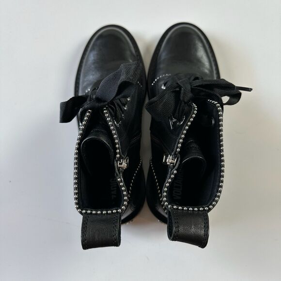 ZADIG & VOLTAIRE Laureen Roma Studs Leather Ankle Women Boot $448 New Sz 40 - Picture 9 of 9